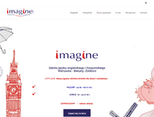 Tablet Screenshot of imagine.com.pl